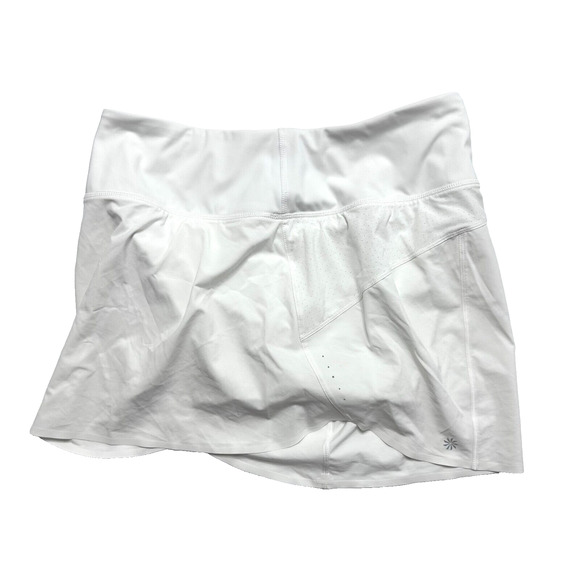 Athleta Athletic Run With It 14” Skort Jupe-Short White Women’s Size Medium - Picture 2 of 9